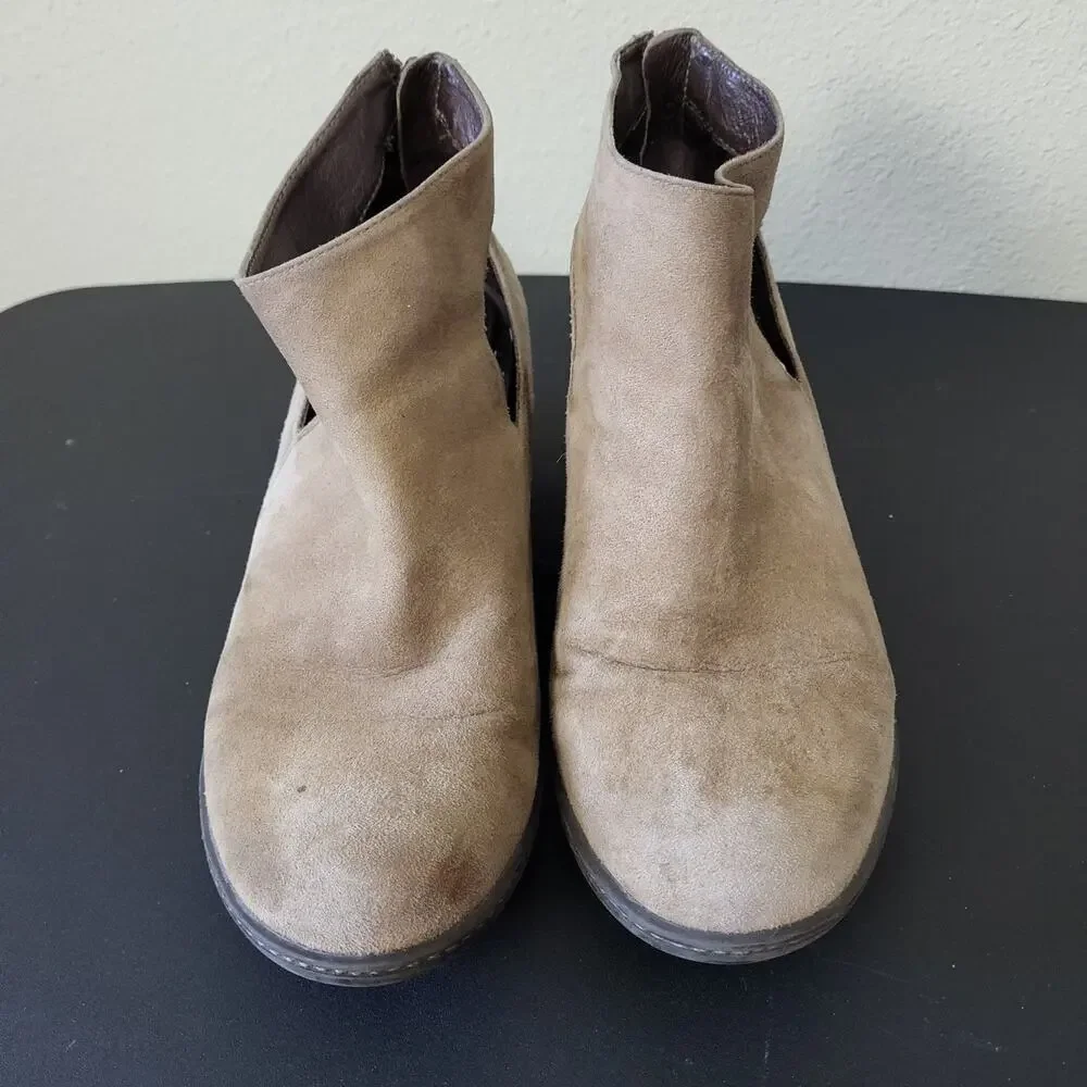 Dansko Womens Bonita 3700-162000‎ Gray Leather Ankle Booties Size US 9.5 EU 40